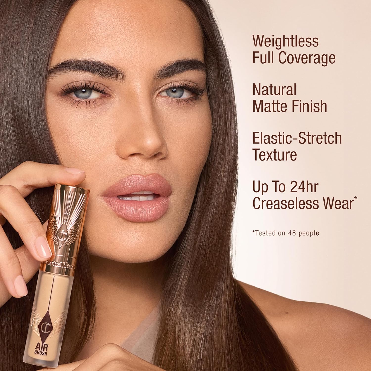 Charlotte Tilbury AIRbrush Flawless Blur Concealer - Longwear Concealer for Dark Circles, Blemishes, Redness & More - Hydrating, Crease-Proof & Full Coverage with a Natural Matte Finish - Image 6