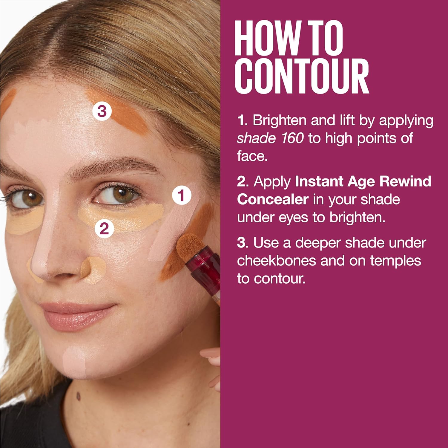 Maybelline Instant Age Rewind Eraser Dark Circles Treatment Multi-Use Concealer, 120, 1 Count (Packaging May Vary) - Image 8