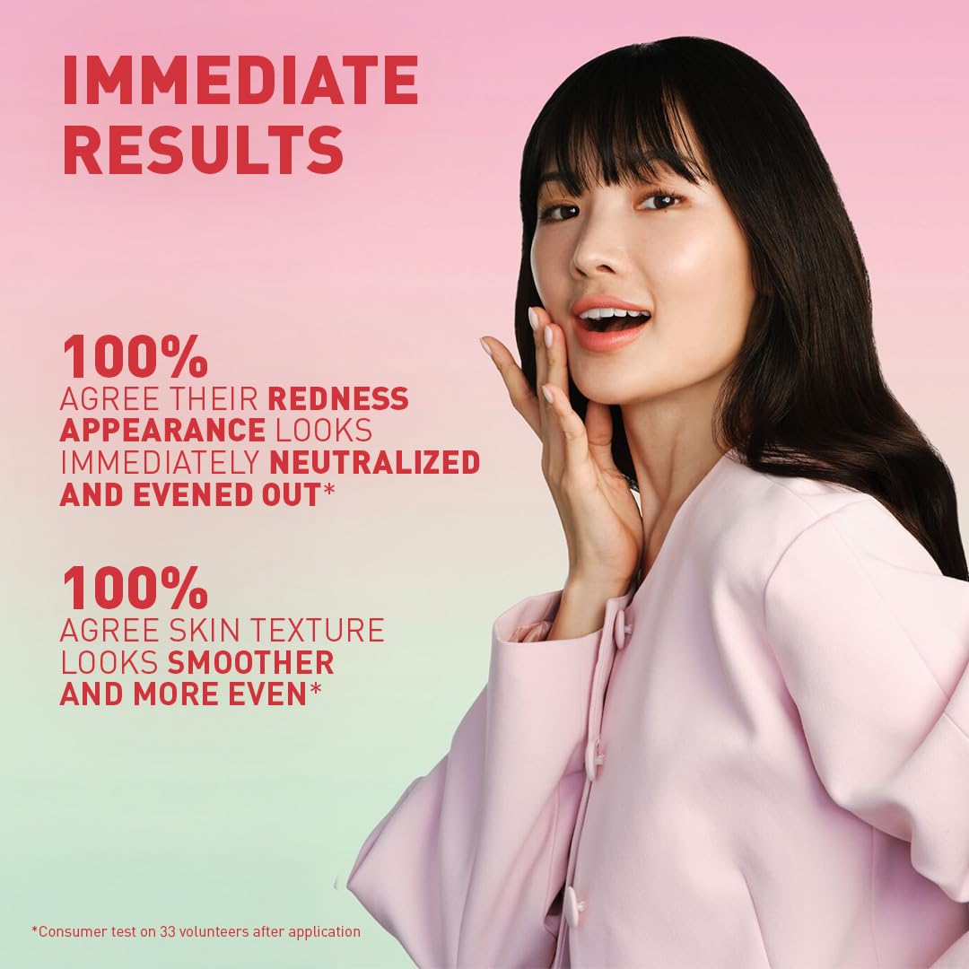 Erborian CC Red Color Correcting SPF 25 Green Pigment Cream, Neutralizes Redness, Calms Skin, Lightweight, Tone‑Perfecting Primer, Korean Skincare - Image 5