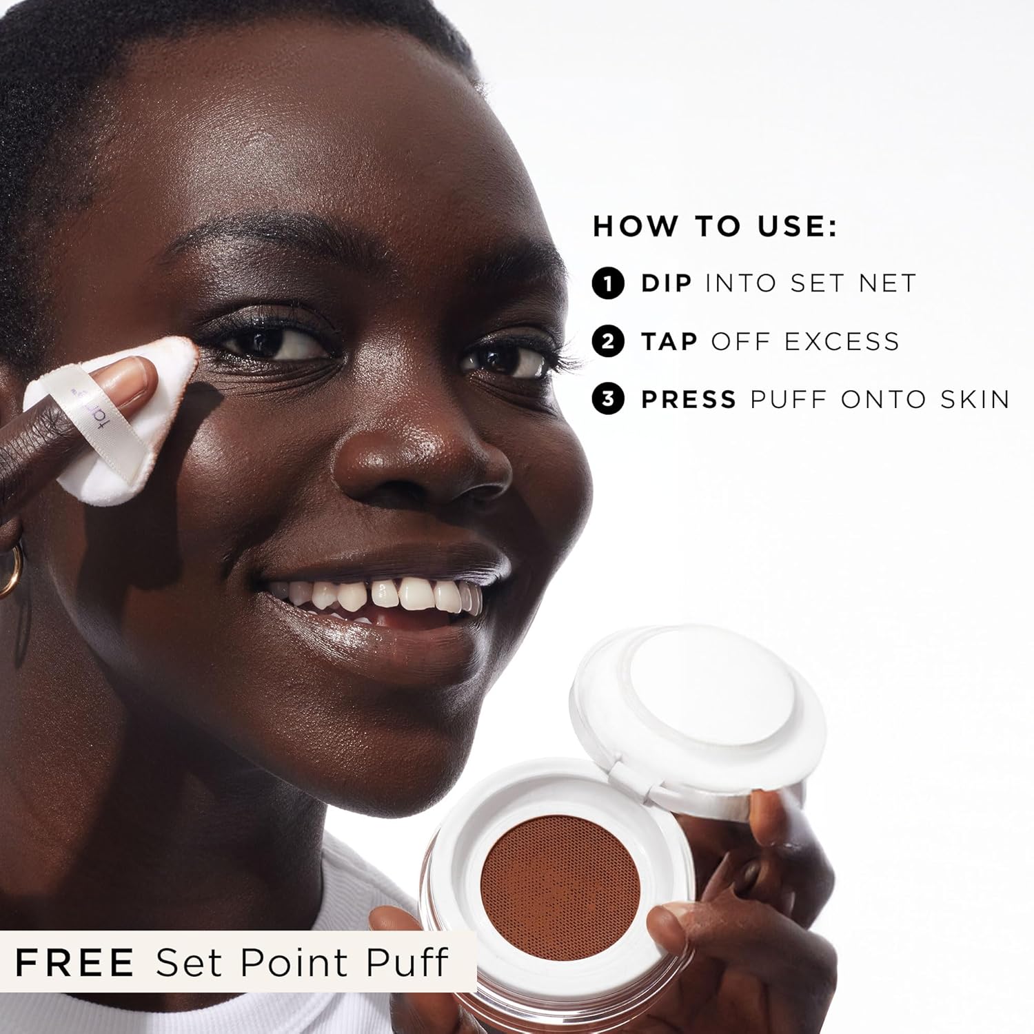 tarte creaseless setting powder – Loose Face Powder, Lightweight Oil-Absorbing Formula for Longwear Finish, Vegan & Cruelty Free - Image 4