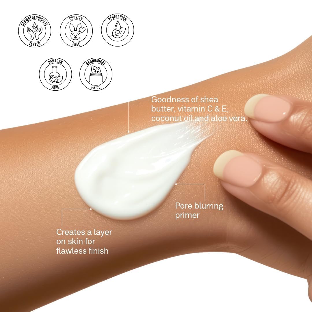 1Pack FLi.CKA Silk Touch 3-in-1 Primer and Moisturizer | Hydrating, Lightweight, Long-Lasting | Pore Mini'mizer | Suitable for All Skin Types | for Face - Image 4