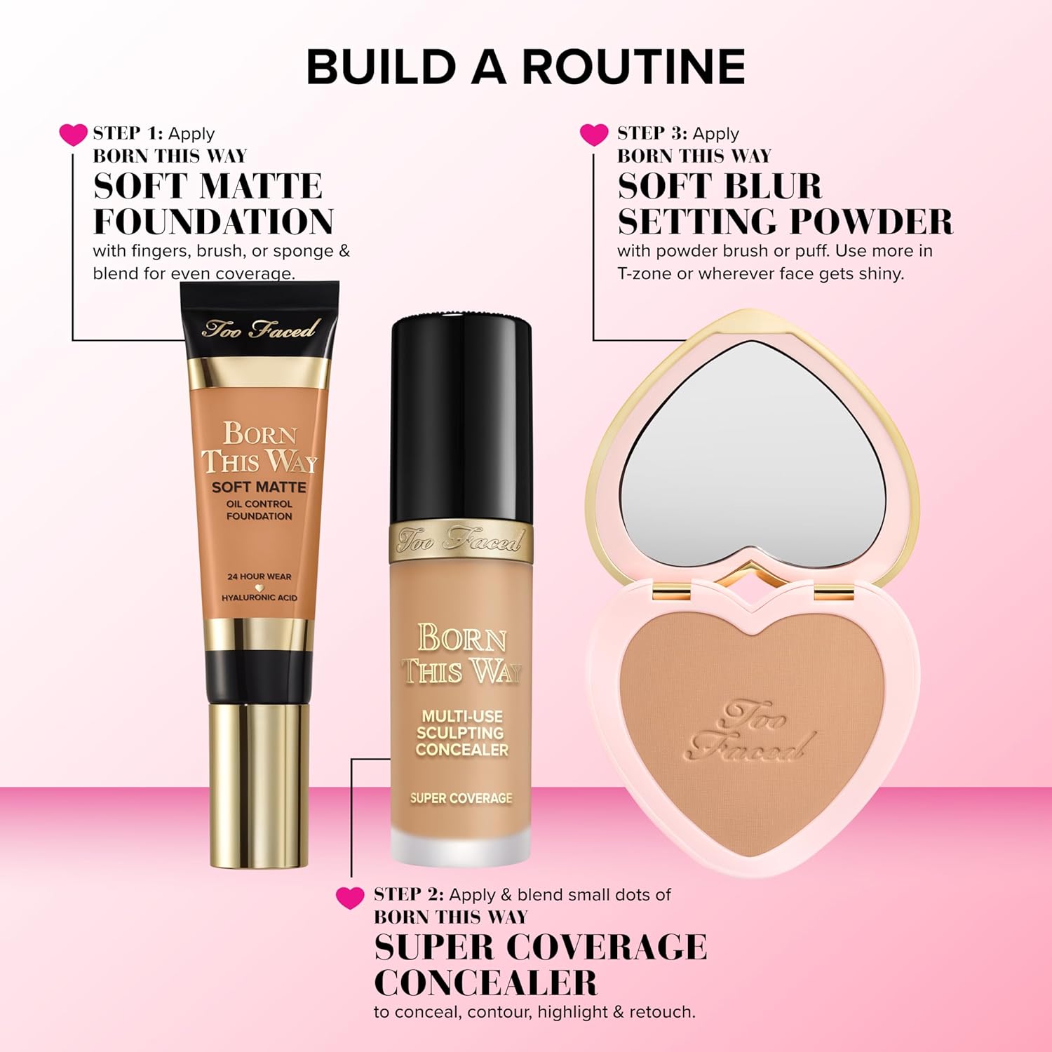 Too Faced Born This Way Super Coverage Multi-Use Concealer | Full Coverage, Non-Comedogenic, Oil Free + Long Lasting Concealer | Hyaluronic Acid, Coconut Water + Alpine Rose - Image 11