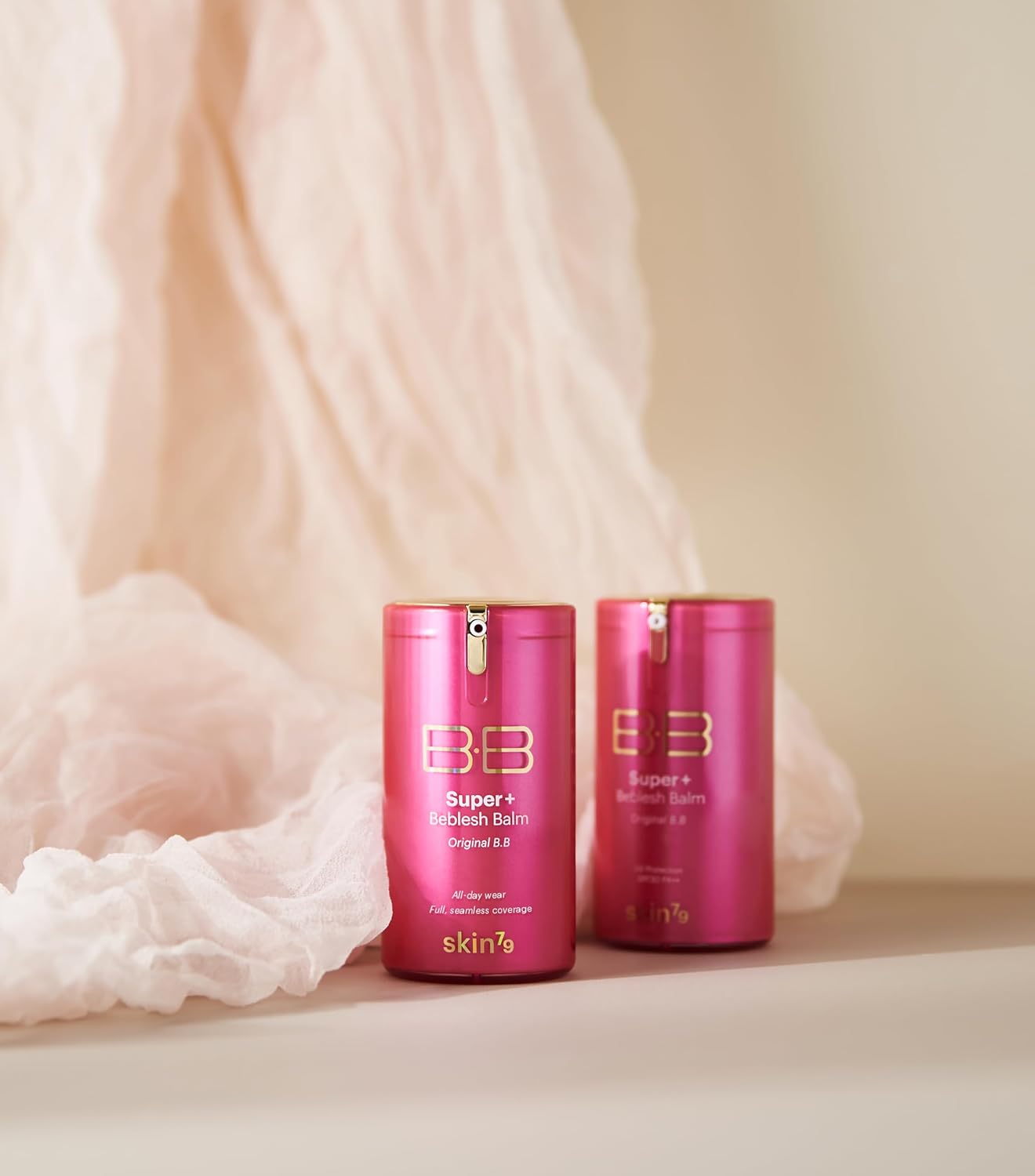 SKIN79 Super Plus Beblesh Balm Pink BB Cream 40g, 2 Pack, US Version K Beauty Flawless Radiant Base Foundation Makeup Blemish Cover Tinted Moisturizer Pink 21 color - Image 8