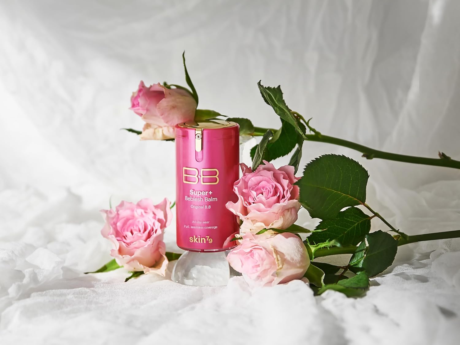 SKIN79 Super Plus Beblesh Balm Pink BB Cream 40g, 2 Pack, US Version K Beauty Flawless Radiant Base Foundation Makeup Blemish Cover Tinted Moisturizer Pink 21 color - Image 9