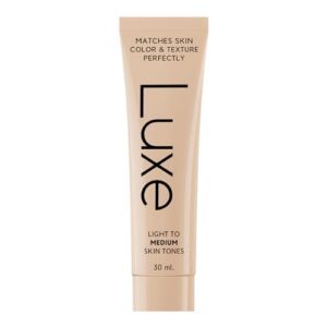 Luxe Research Color Changing Foundation for Women – Instantly Adapts to Your Skin Tone – Buildable Light-to-Medium Coverage – 12-Hour Wear – Natural Dewy Finish (Dark)