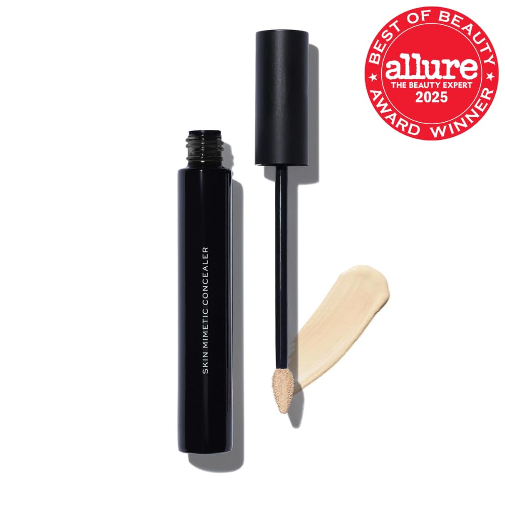 MAKE Beauty Skin Mimetic Concealer Buildable Medium Coverage Hydrating Concealer for Dark Circles Spot Concealing Brightening Crease-Free, Including Mature Skin. Radiant Finish. 04 Light Warm - Image 3