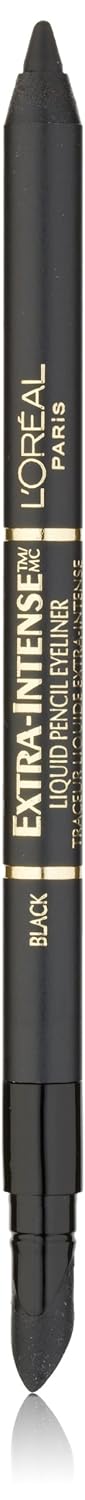 L'Oreal Paris Extra-Intense Pencil Eyeliner, Black, 0.03 oz;