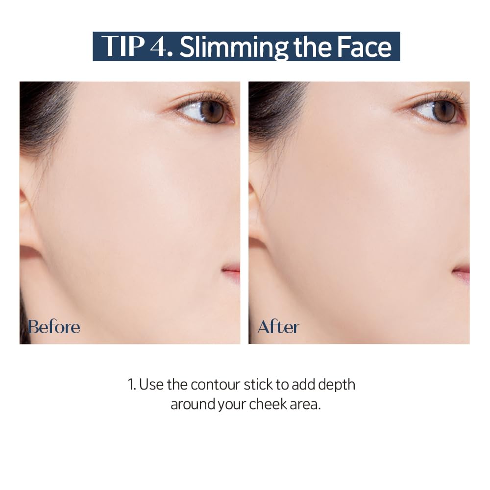 ETUDE Reborn Maker Contour Stick Bronzer - Cool Toned | Naturally Sculpting & Define | Creamy Formula for Seamless Blending | Multi-purpose Contour Stick for face | Korean Makeup, Kbeauty - Image 7