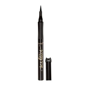 tarte sex kitten liquid liner – Liquid Eyeliner Pen with Castor Oil for Bold, Nourished Lashes, Waterproof, All-Day Wear, Easy to Apply, Vegan & Cruelty-Free, full size, black