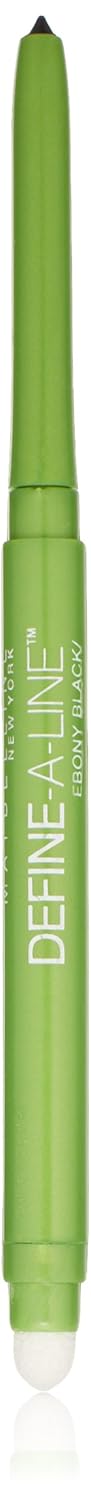 MAYBELLINE New York Define-A-Line Eyeliner, Ebony Black, 0.01 Ounce