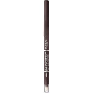 L’Oreal Paris Makeup Infallible Never Fail Original Mechanical Pencil Eyeliner with Built in Sharpener, Brown, 0.008 oz.