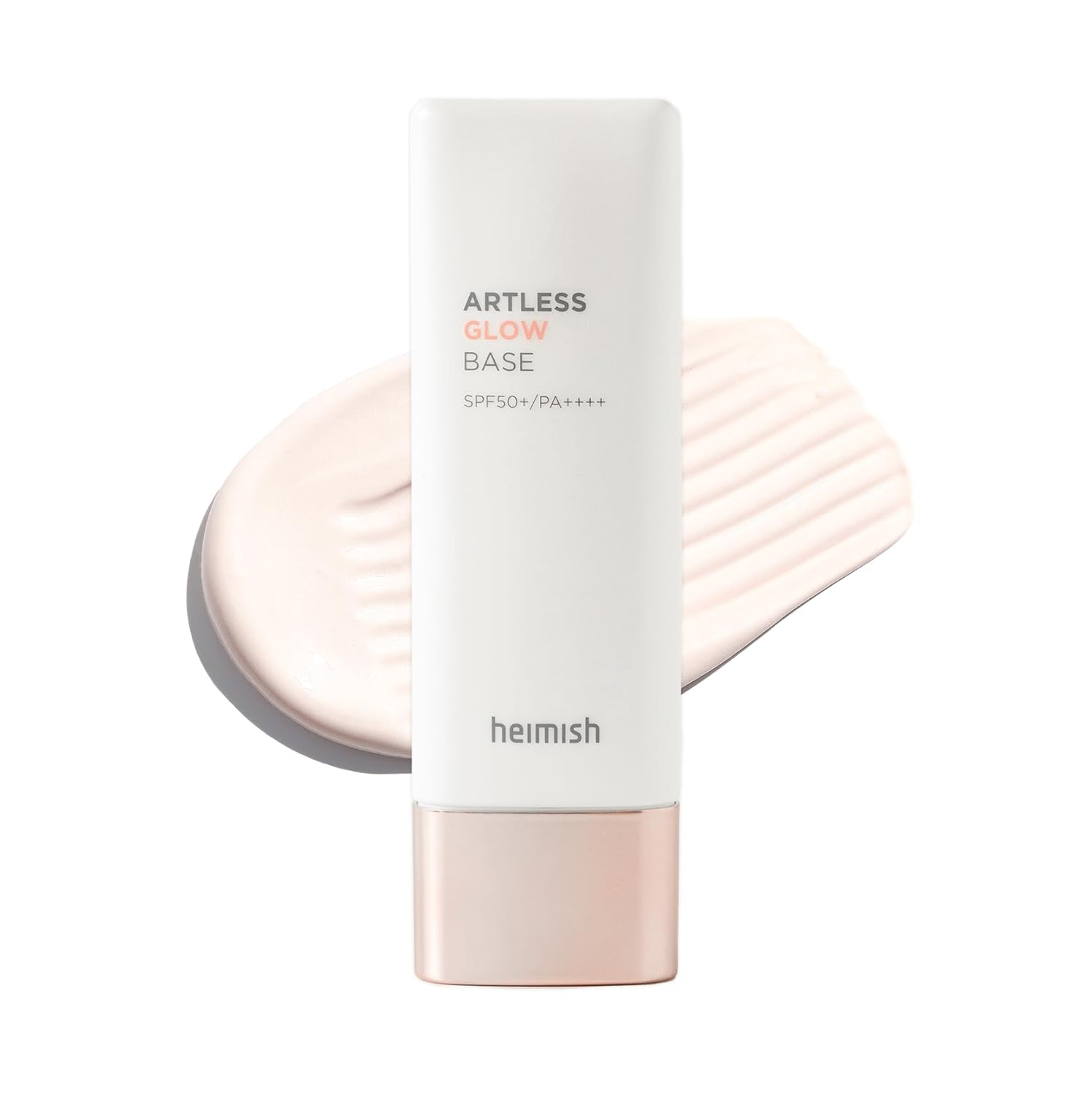 HEIMISH Artless Glow Base 1.35fl.oz/40ml, Multipurpose Makeup Base, Primer, Highlighter, Tone Up Sunscreen for face, Lightweight, Non-greasy, Hydrating, Natural Finish with SPF 50+ PA++++ - Image 2