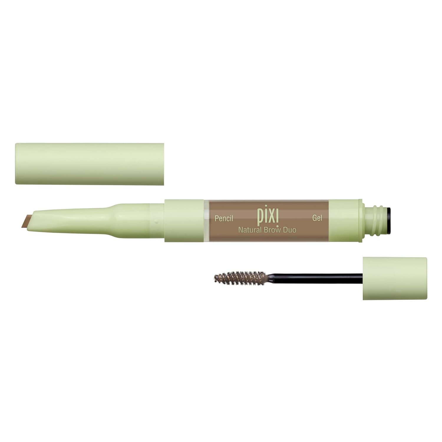 Pixi Natural Brow Duo - Natural Brown, Precision Pencil & Tinted Gel, Waterproof Brow Shaper for All-Day Hold, Paraben-Free, 0.2oz - Image 4
