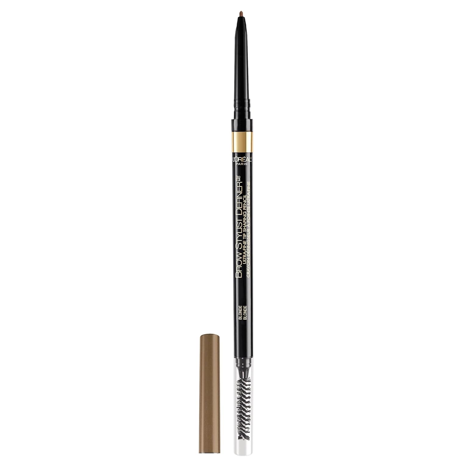 L'Oreal Paris Makeup Brow Stylist Definer Waterproof Eyebrow Pencil, Ultra-Fine Mechanical Pencil, Draws Tiny Brow Hairs and Fills in Sparse Areas and Gaps, Blonde, 0.003 Ounce (Pack of 1) - Image 2