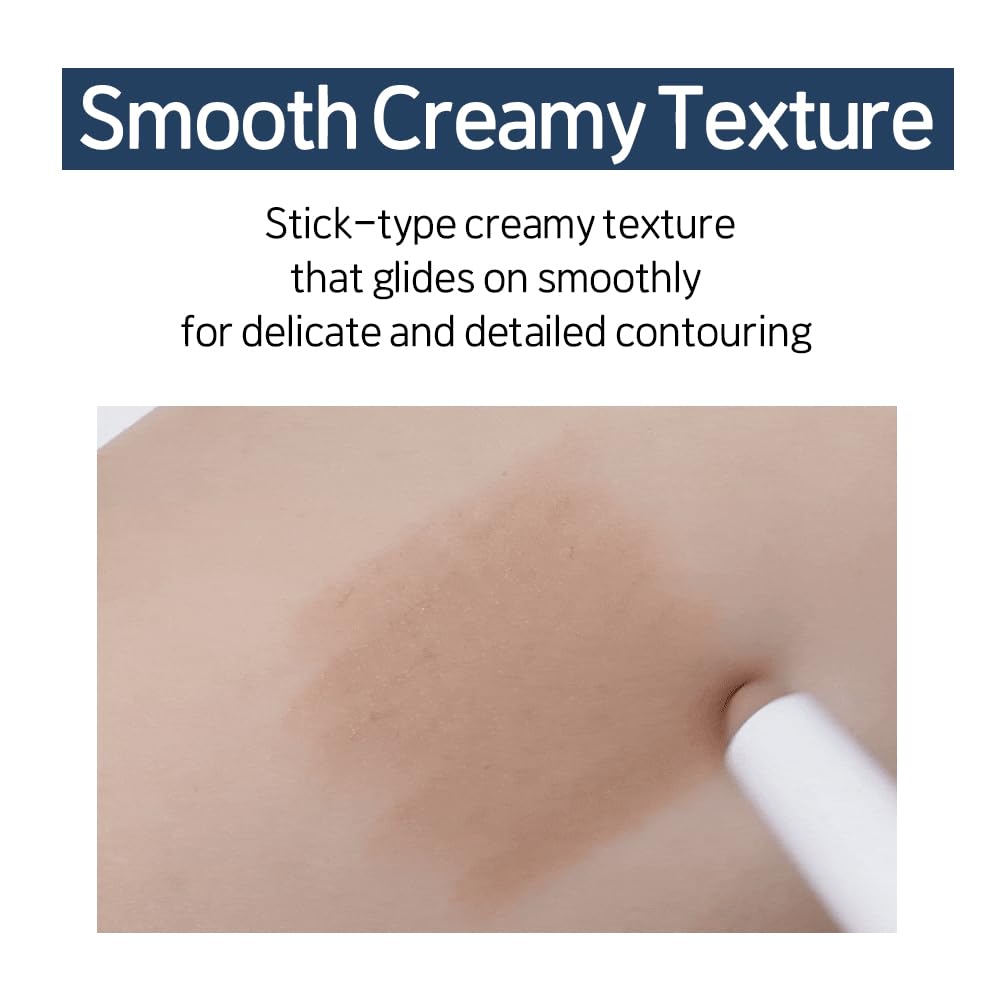 ETUDE Reborn Maker Contour Stick Bronzer - Cool Toned | Naturally Sculpting & Define | Creamy Formula for Seamless Blending | Multi-purpose Contour Stick for face | Korean Makeup, Kbeauty - Image 3