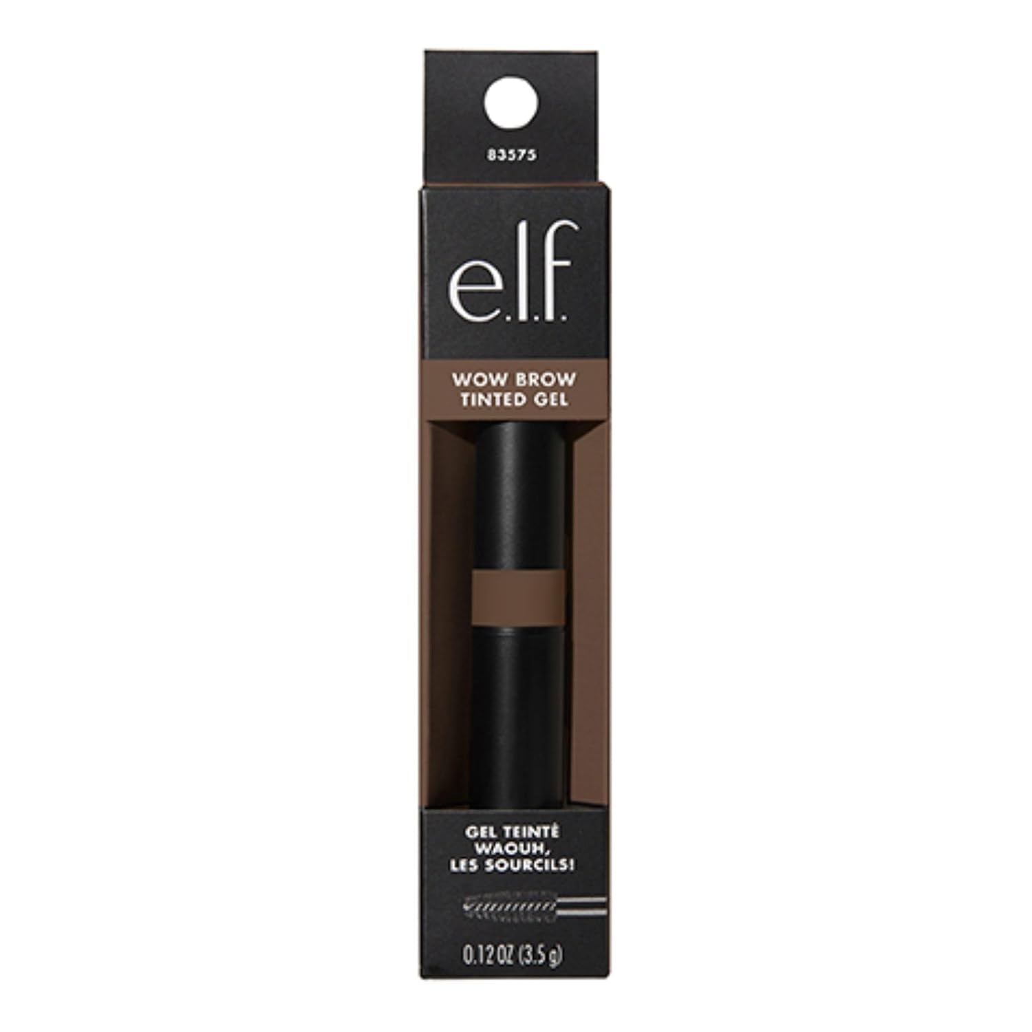 e.l.f. Wow Brow Gel, Volumizing, Buildable, Wax-Gel Hybrid, Creates Full, Voluminous-Looking Brows, Locks Brow Hairs In Place, Brunette - Image 5