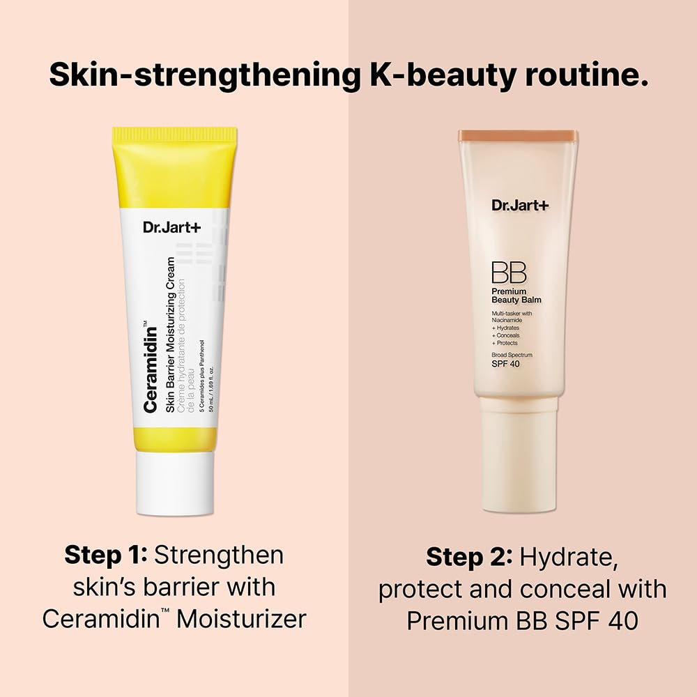 Dr.Jart+ Premium BB Korean Tinted Moisturizer with SPF 40 and Niacinamide | bb cream |Skin Tint | Korean Makeup, 1.35 Fl Oz - Image 8