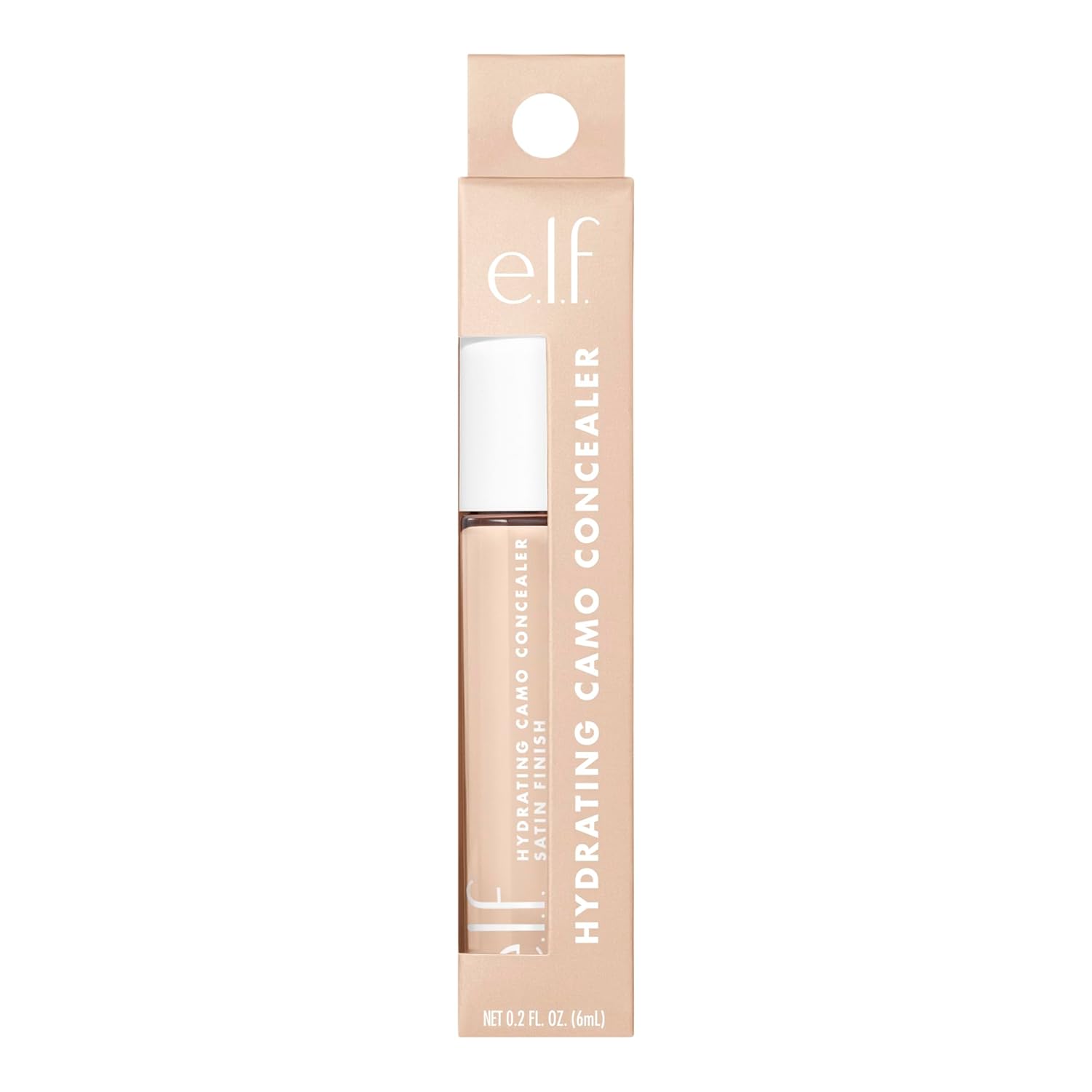 e.l.f. Hydrating Camo Concealer, Covers Blemishes & Under-Eye Circles, Full-Coverage & Delivers A Satin Finish, Vegan & Cruelty-Free, Fair Beige - Image 7