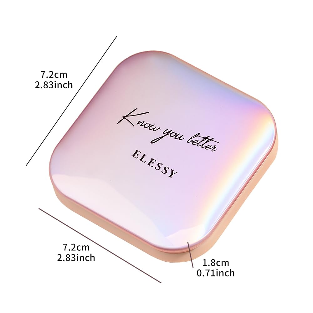 ELESSY Highlighter Makeup Palette,Face Glitter illuminator Palette,Natural Sparkling Finish Highlighter Powder,High Glossy Shimmer Smooth Baked Powder,Lasting Shining Highlighter Palette -SUN GLOW - Image 7