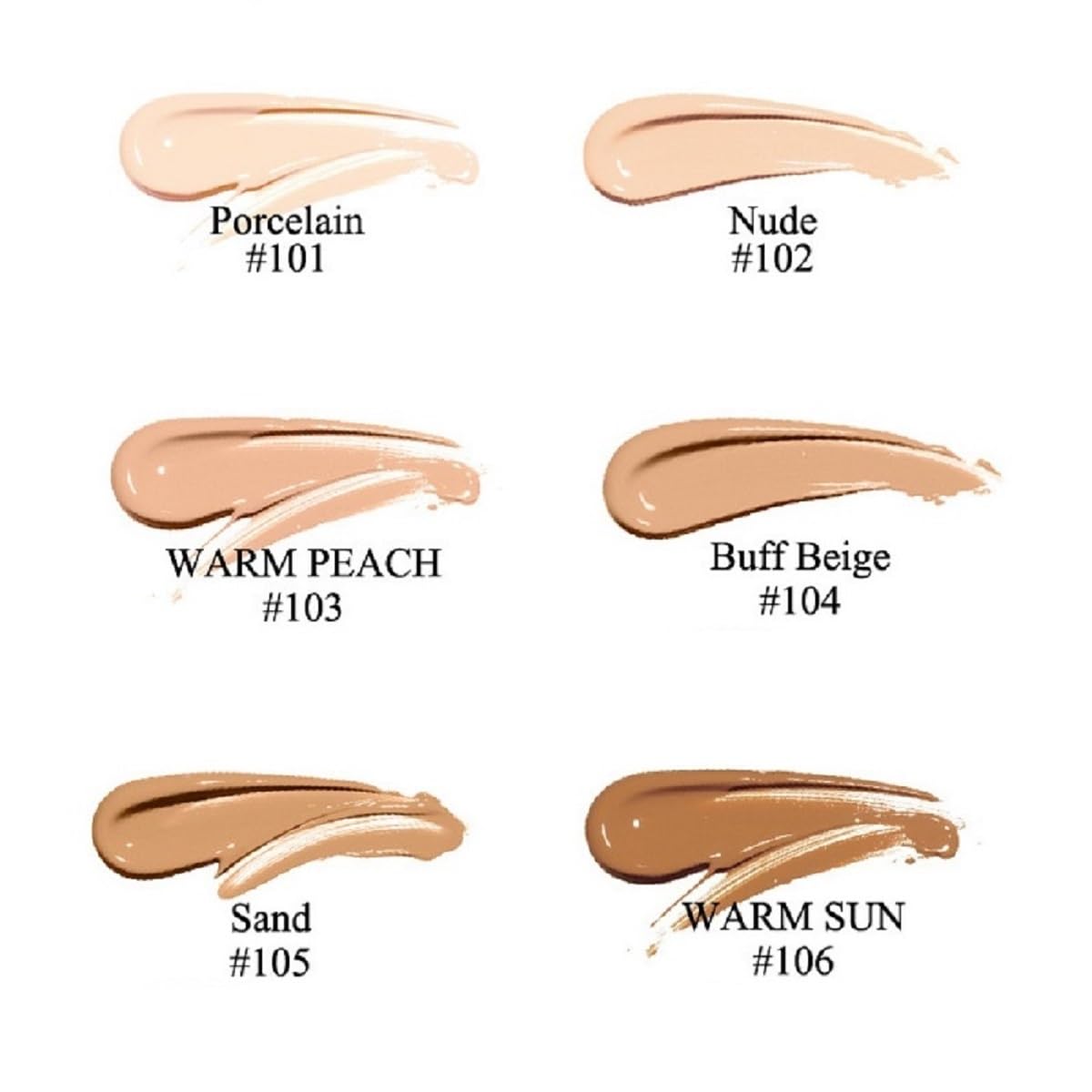 2 Pack PHOERA Foundation 103 Warm Peach Makeup,Full Coverage Foundation for Women and Girls - Image 2