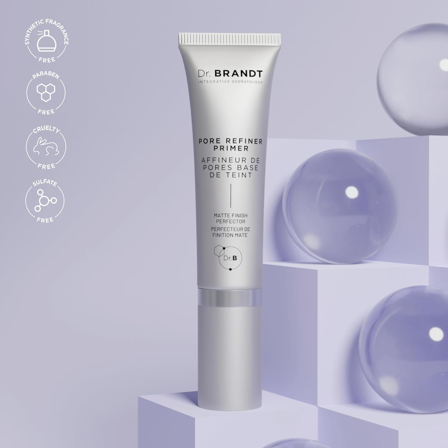 Dr. Brandt Pores No More, Pore Refiner Primer - Instantly Minimizes the Appearance of Pores, Absorbs Oil & Mattifies Shine - 1.0 fl oz - Image 9