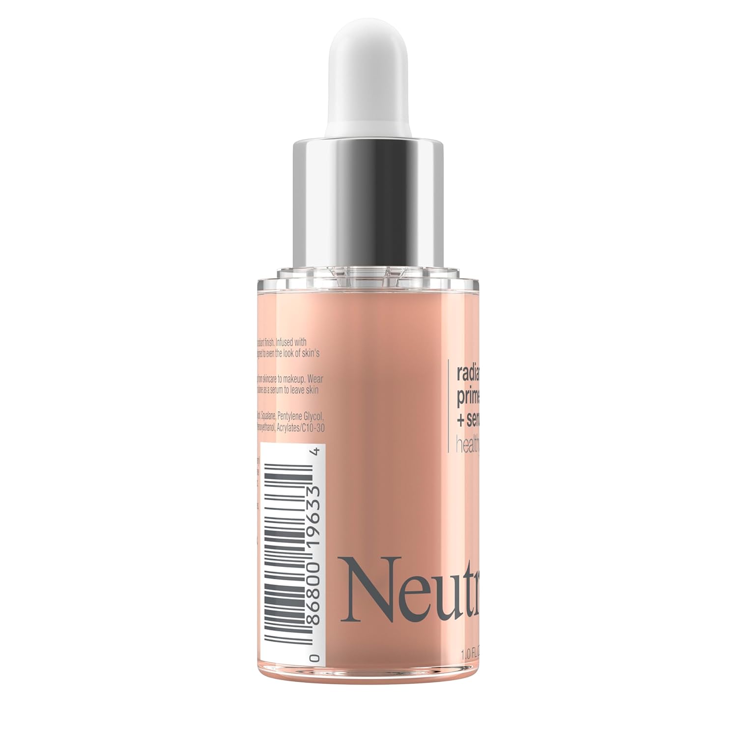 Neutrogena Healthy Skin Radiant Booster Primer & Serum, Skin-Evening Serum-to-Primer with Peptides & Pearl Pigments, Evens the Look of Skin's Tone & Smooths Texture, 1.0 fl. oz - Image 5