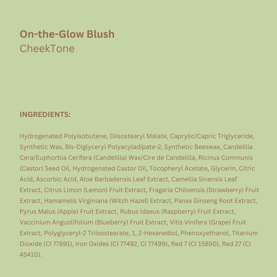 Pixi On-the-Glow Blush - CheekTone, pH Reactive Hydrating Tinted Moisture Blush Stick with Ginseng, Aloe Vera & Fruit Extracts, for Cheeks & Lips, 19g / 0.6oz, Paraben-Free - Image 8