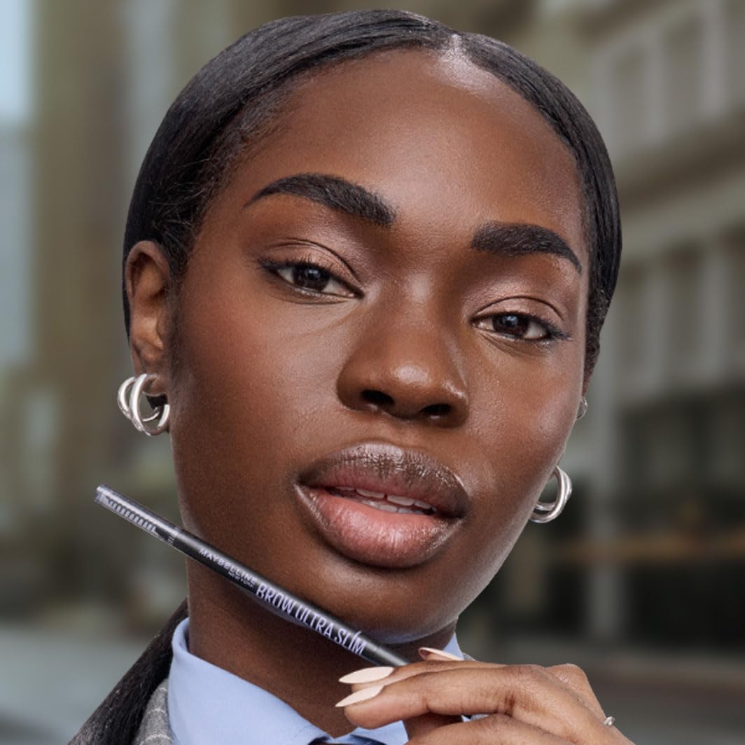 Maybelline Express Brow Ultra Slim Eyebrow Makeup, Brow Pencil with Precision Tip and Spoolie for Defined Eyebrows, Blonde, 1 Count, Packaging May Vary - Image 9