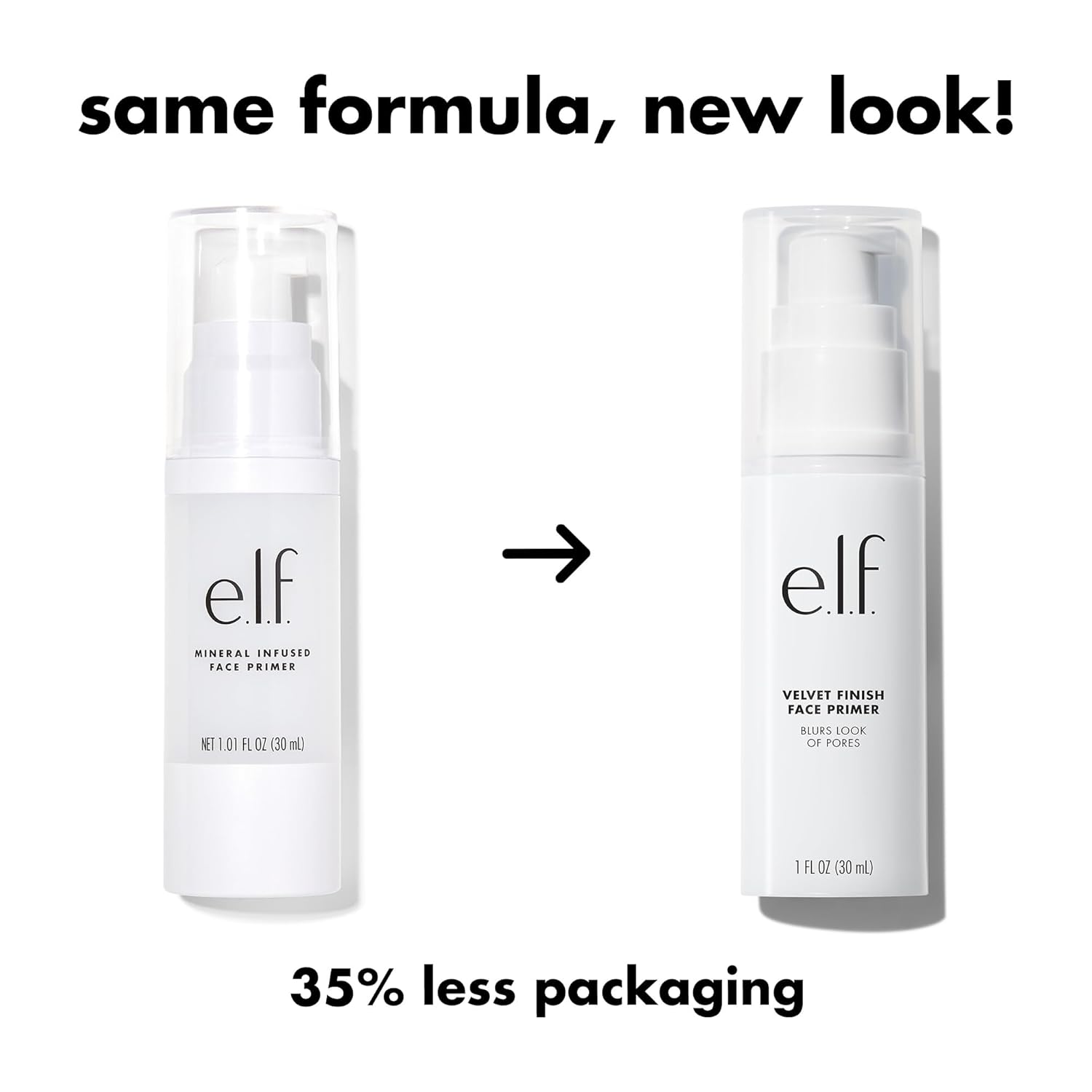 e.l.f. Mineral Infused Face Primer, Primer For A Smooth Foundation Base, Fills In Fine Lines & Refines Complexion, Vegan & Cruelty-free, Large - Image 4