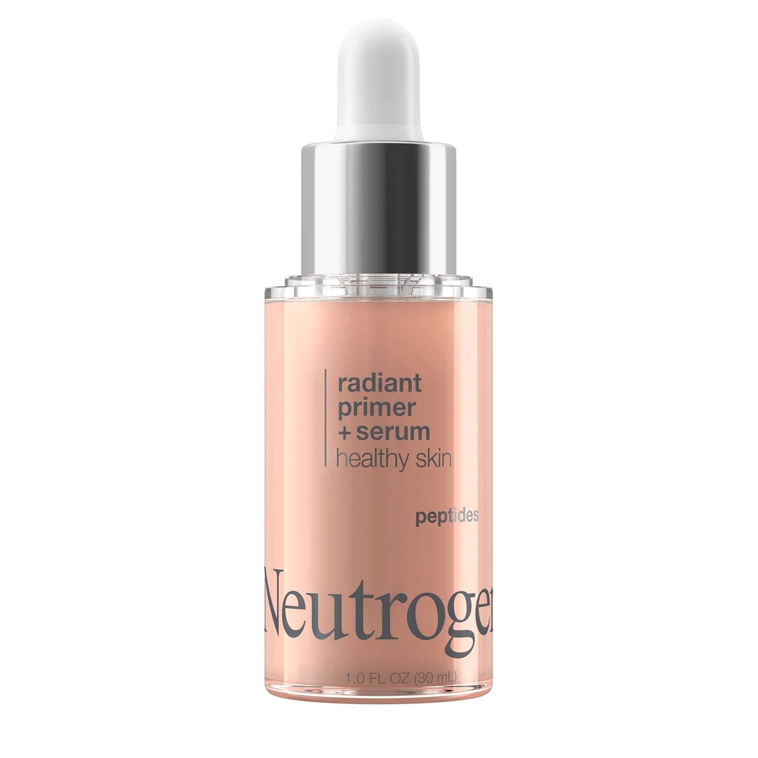 Neutrogena Healthy Skin Radiant Booster Primer & Serum, Skin-Evening Serum-to-Primer with Peptides & Pearl Pigments, Evens the Look of Skin's Tone & Smooths Texture, 1.0 fl. oz - Image 6