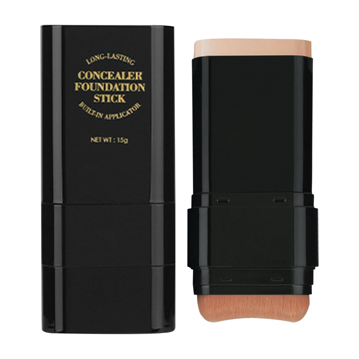 Foundation Makeup Stick - Hydrating Concealer Cream, Double Head Primer, 15g Facial Base Makeup, Smooth Blending Coverage Tool, Long-lasting Face Concealers Creams For Women Girls, Face Primers - Image 2