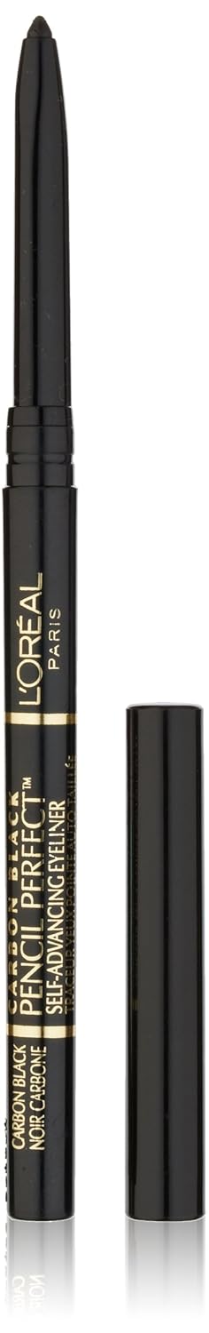 L'Oreal Paris Pencil Perfect Self-Advancing Eyeliner, Carbon Black, 0.01 fl; oz.