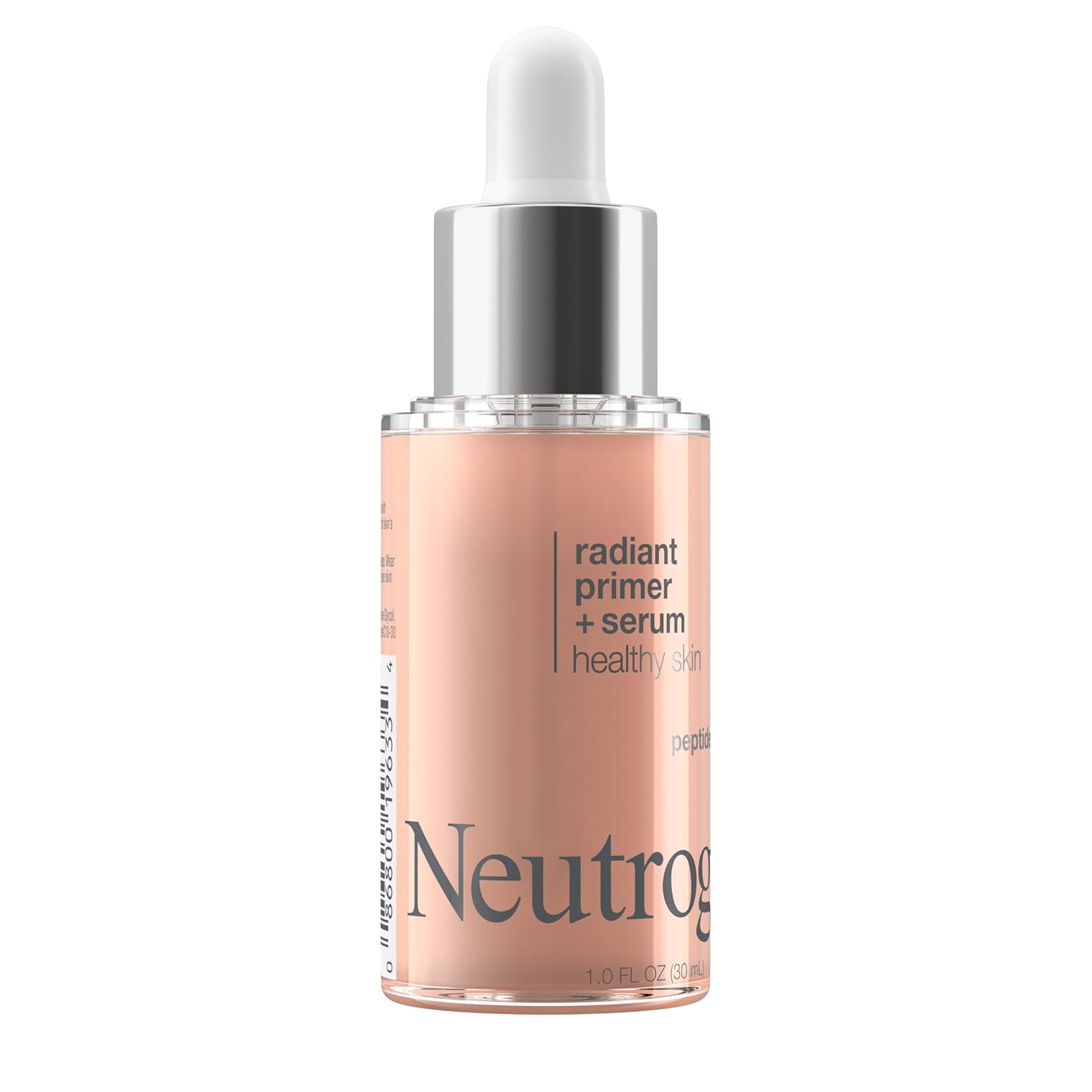 Neutrogena Healthy Skin Radiant Booster Primer & Serum, Skin-Evening Serum-to-Primer with Peptides & Pearl Pigments, Evens the Look of Skin's Tone & Smooths Texture, 1.0 fl. oz - Image 3
