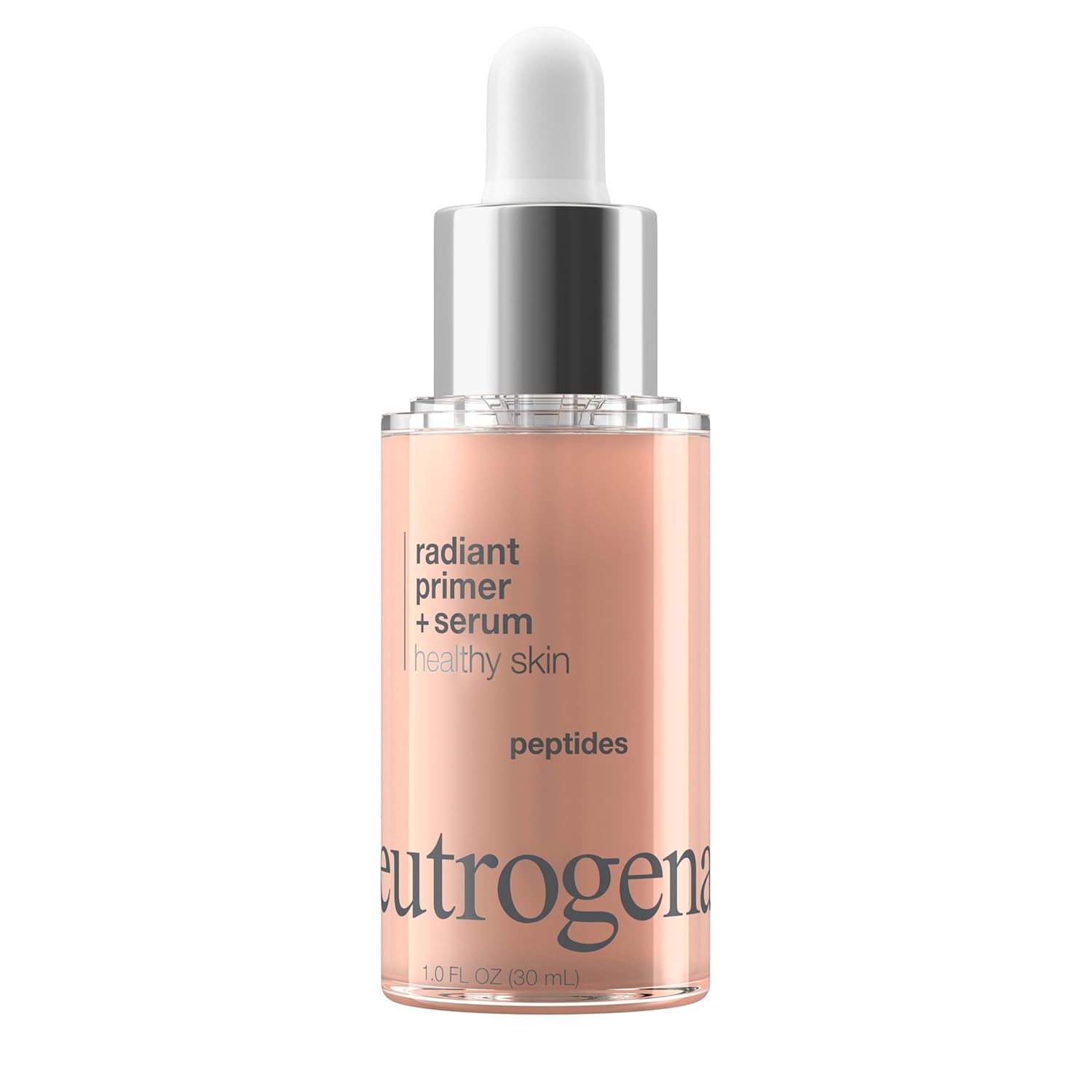 Neutrogena Healthy Skin Radiant Booster Primer & Serum, Skin-Evening Serum-to-Primer with Peptides & Pearl Pigments, Evens the Look of Skin's Tone & Smooths Texture, 1.0 fl. oz - Image 7