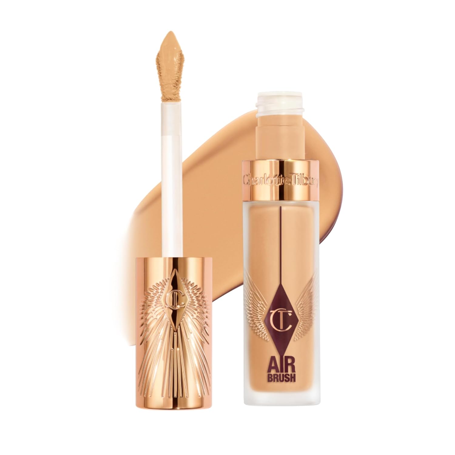 Charlotte Tilbury AIRbrush Flawless Blur Concealer - Longwear Concealer for Dark Circles, Blemishes, Redness & More - Hydrating, Crease-Proof & Full Coverage with a Natural Matte Finish - Image 2