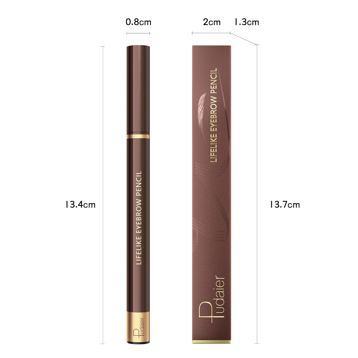2 Pack Eyebrow Pen, Waterproof Microblading Eyebrow Pencil, 4 Tip Precise Eye Brow Makeup Pen for Women to Effortlessly Create Hair Like Natural Brows, Non Dry Out and Last All Day (Dark Brown) - Image 9