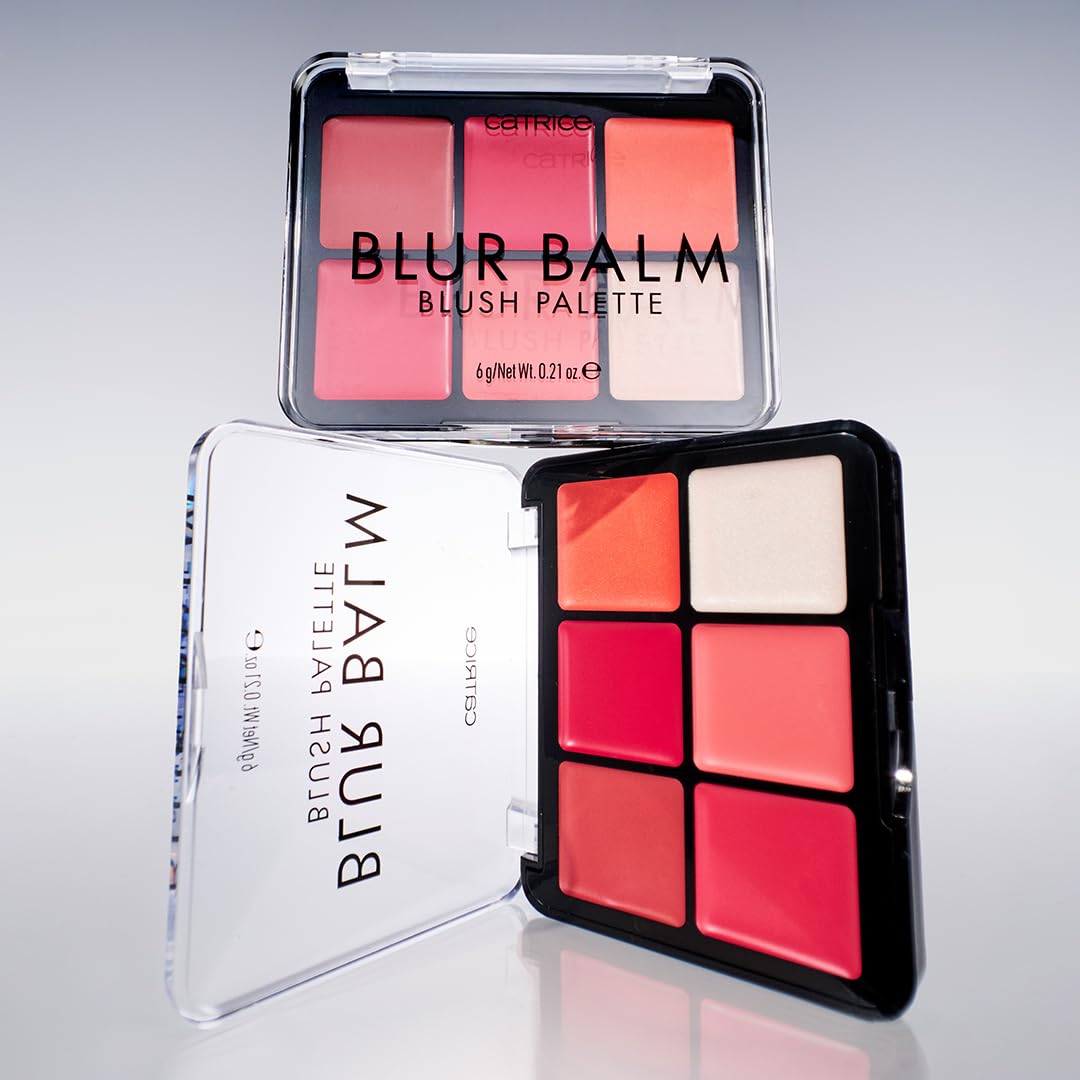 Catrice Blur Balm Blush Palette | 6-in-1 Blurring Flush & Highlighter Makeup | Balm-to-Powder Formula | Vegan & Cruelty Free - Image 6