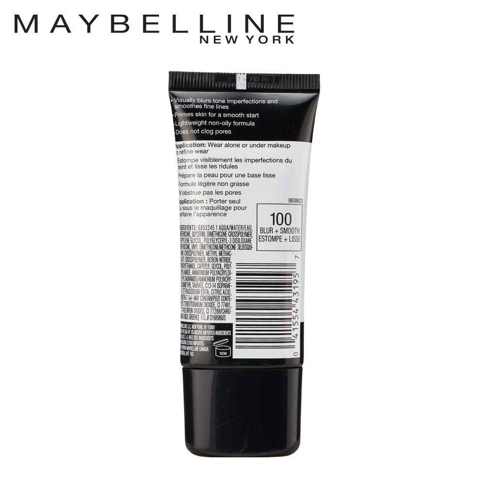 Maybelline Face Studio Master Prime Face Primer Makeup Base, Blur + Smooth, 1 Count - Image 4