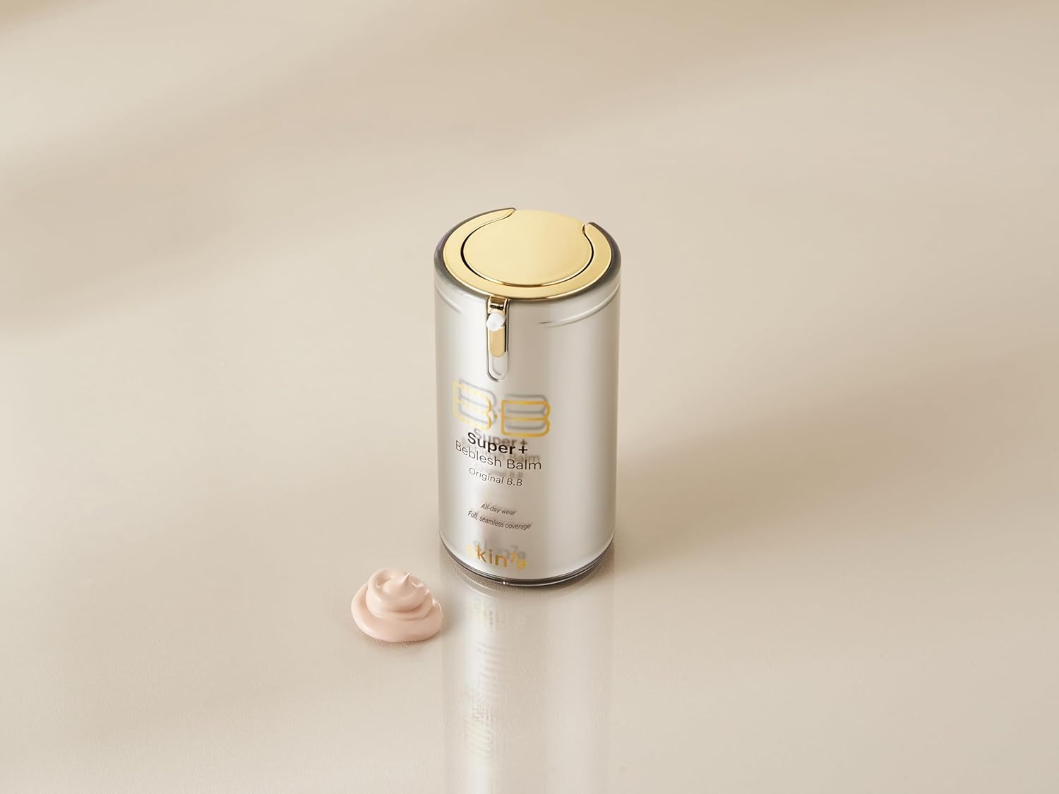 SKIN79 Gold BB Super Plus Beblesh Balm 40g 1 Pack - Made in Korea, US exclusive Version K Beauty Flawless Radiant Base Foundation Makeup Blemish Cover Tinted Moisturizer Natural 21 color - Image 7