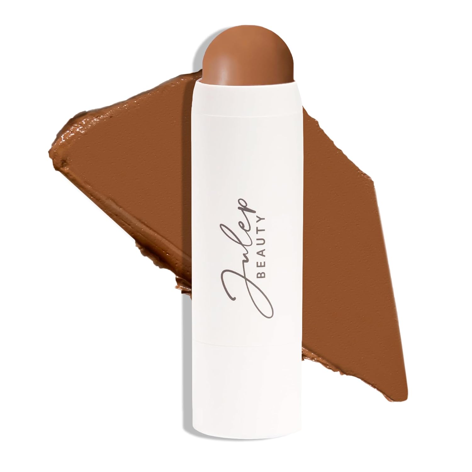 Julep Skip the Brush Cream to Powder Bronzer & Contour Stick - Melted Cocoa Medium skin tones - Long Lasting Blendable and Buildable Color -Multi-Use 2-in-1 Blush and Lip Makeup Stick - Image 2