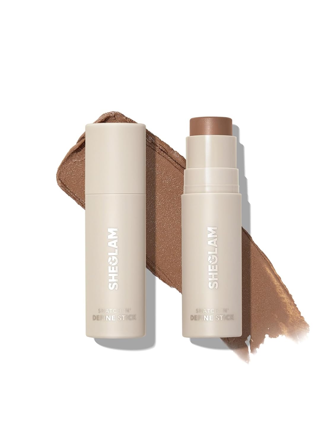 SHEGLAM Snatch 'n' Define Cream Contour Stick Long Lasting Highly Pigmented Sweat Proof Face Bronzer Makeup - Soft Tan - Image 2