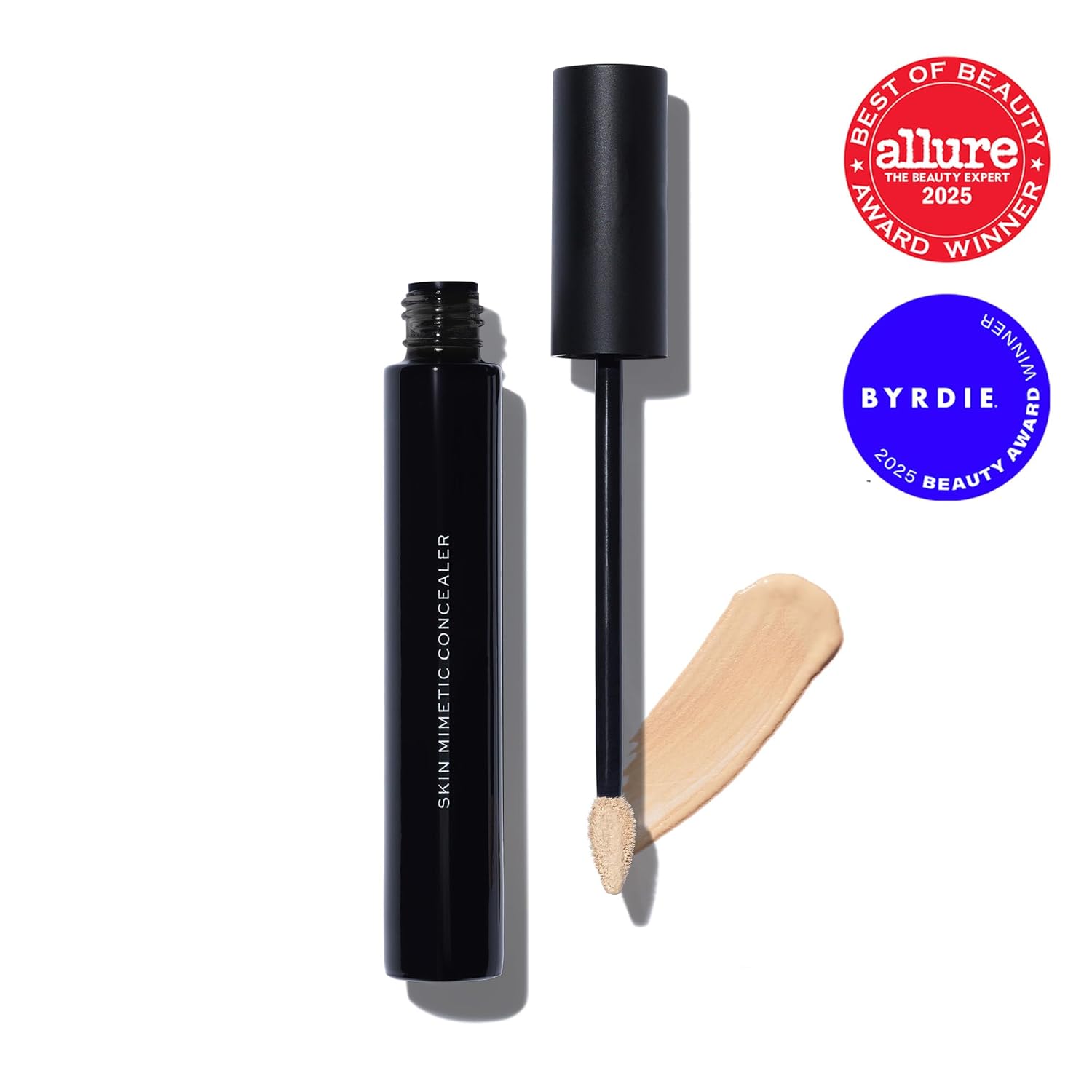 MAKE Beauty Skin Mimetic Concealer Buildable Medium Coverage Hydrating Concealer for Dark Circles Spot Concealing Brightening Crease-Free, Including Mature Skin. Radiant Finish. 04 Light Warm - Image 4