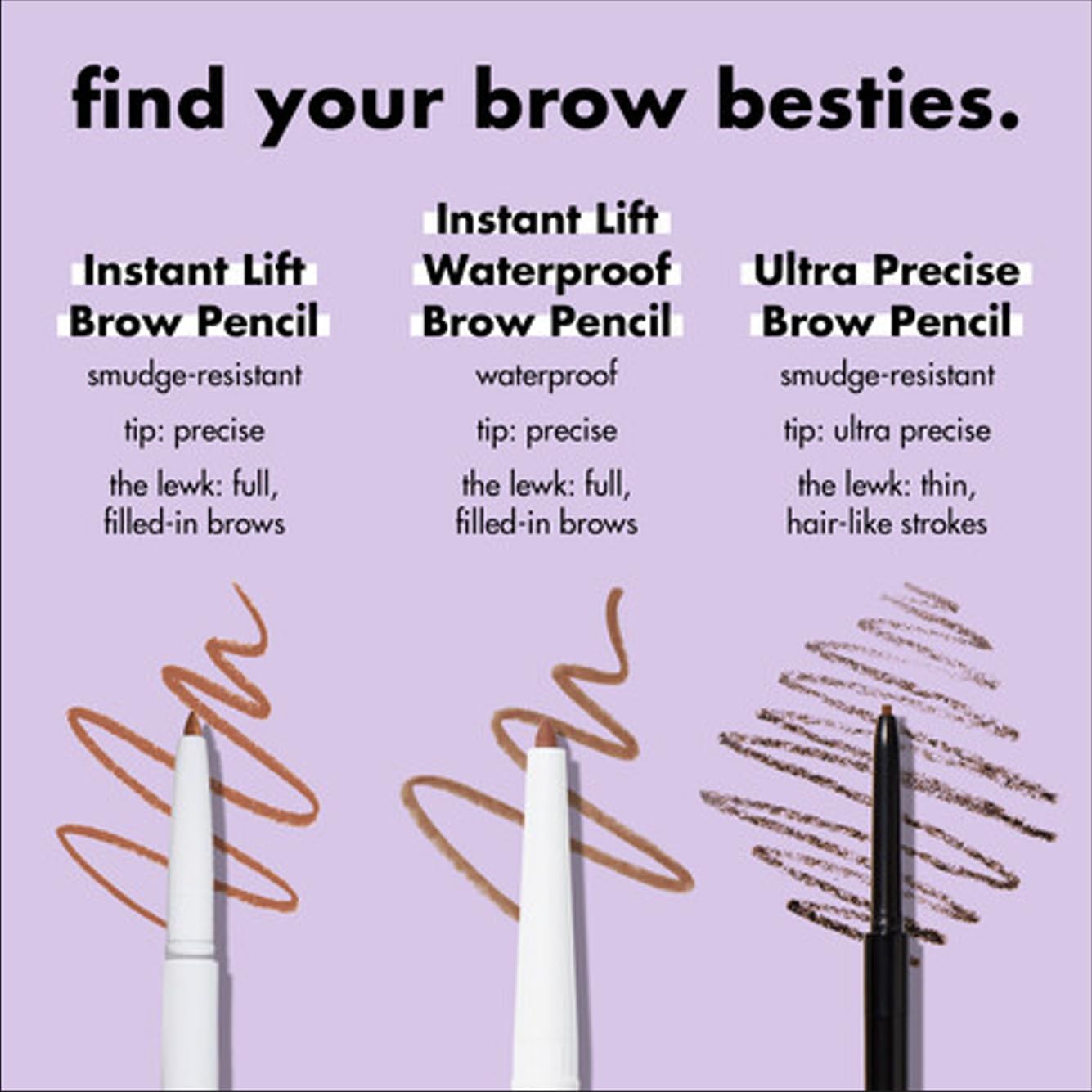 e.l.f. Instant Lift Brow Pencil, Dual-Sided, Precise, Fine Tip, Shapes, Defines, Fills Brows, Contours, Combs, Tames, Neutral Brown, 0.006 Oz - Image 7