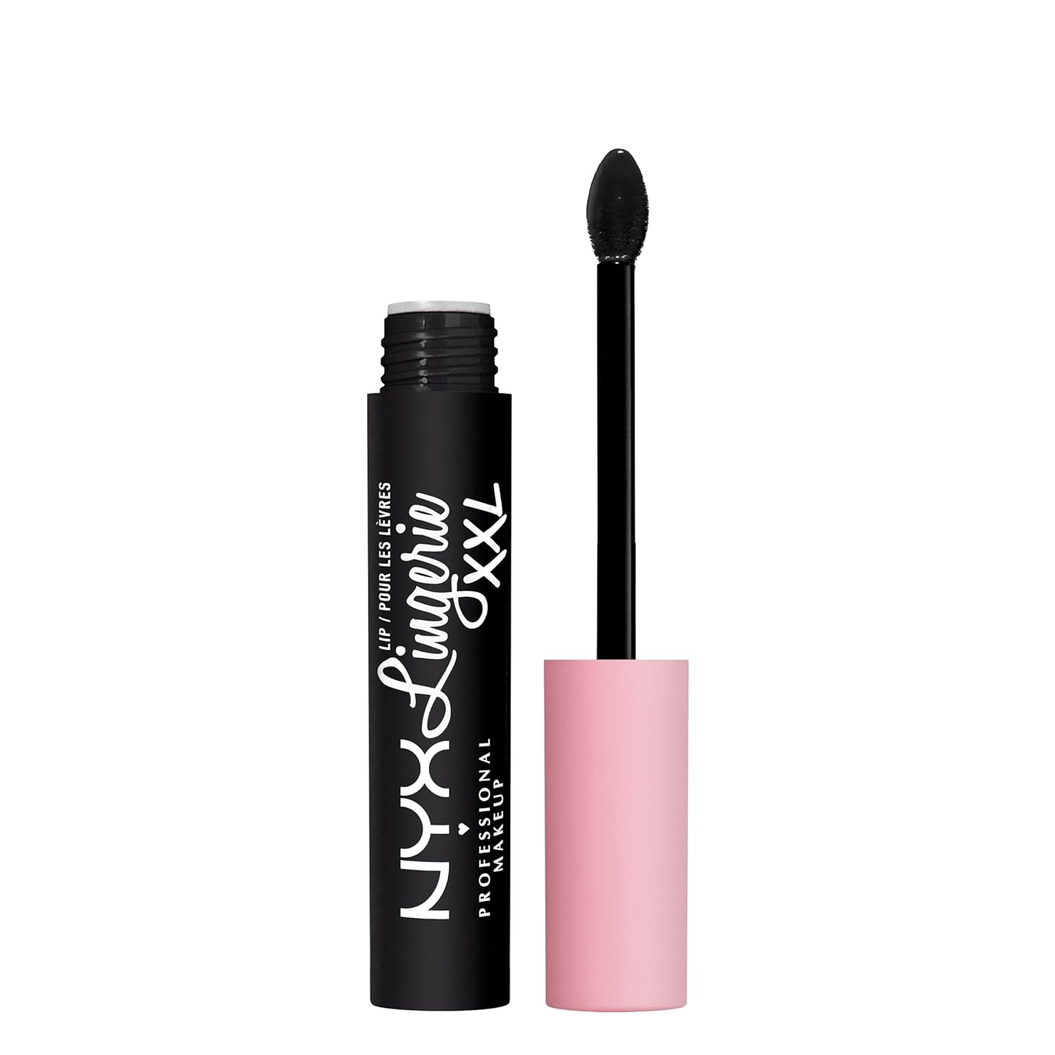 NYX PROFESSIONAL MAKEUP Lip Lingerie XXL Matte Liquid Lipstick - Naughty Noir (Black) - Image 2