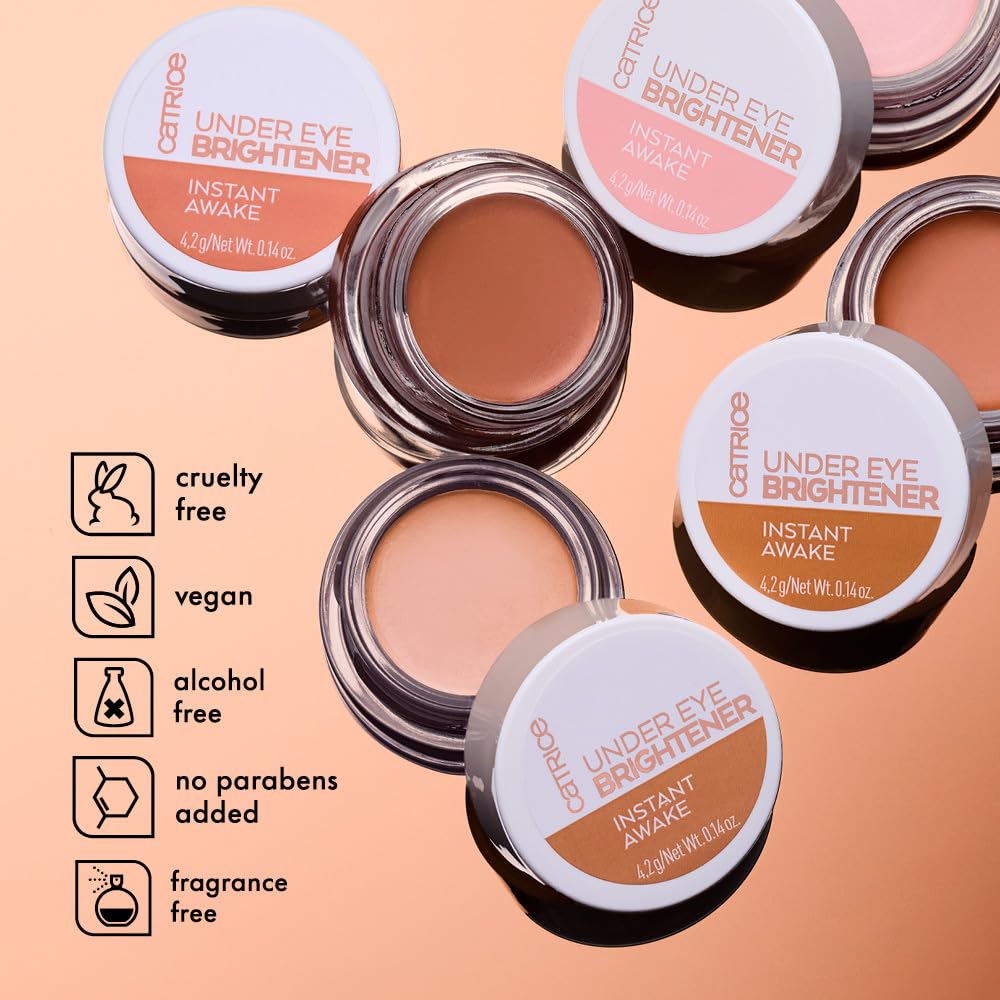 Catrice | Under Eye Brightener | Conceal & Brighten Dark Circles | With Hyaluronic Acid & Shea Butter | Vegan, Cruelty Free & Paraben Free (010 | Light Rose) - Image 6