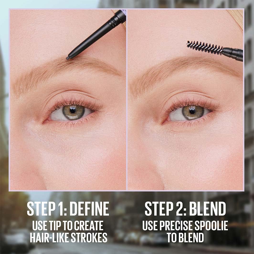 Maybelline Express Brow Ultra Slim Eyebrow Makeup, Brow Pencil with Precision Tip and Spoolie for Defined Eyebrows, Blonde, 1 Count, Packaging May Vary - Image 5