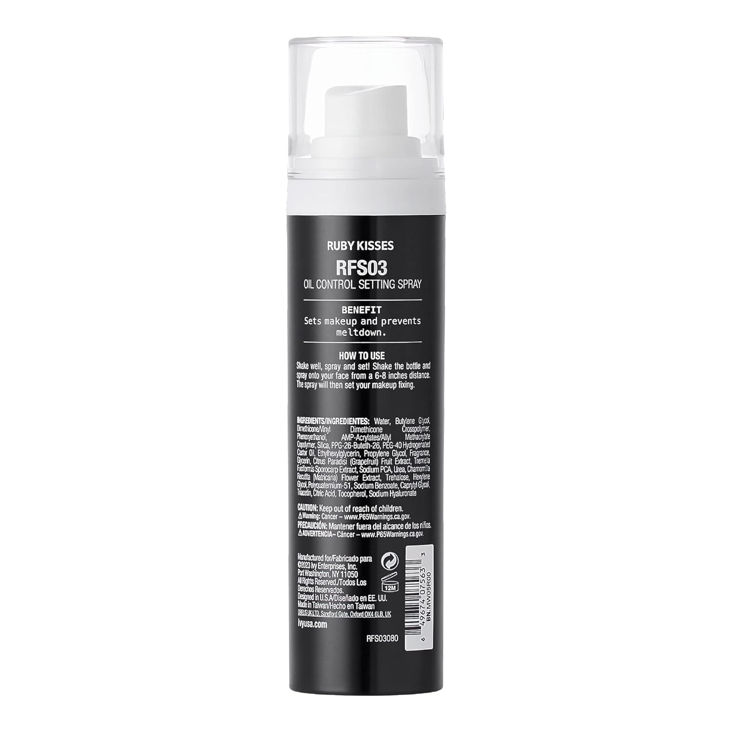 Ruby Kisses Setting Spray - Ultra-fine mist, Sets makeup, Long-Lasting Formula for a Flawless Finish (Matte) - Image 7