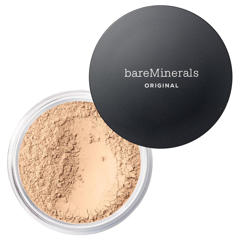 bareMinerals Original Loose Powder Foundation SPF 15, Clean Mineral Powder Face Makeup, Sheer-to-Full Coverage, Talc-Free, Non-Comedogenic, Vegan, Cruelty-Free & Dermatologist-Tested - Image 2