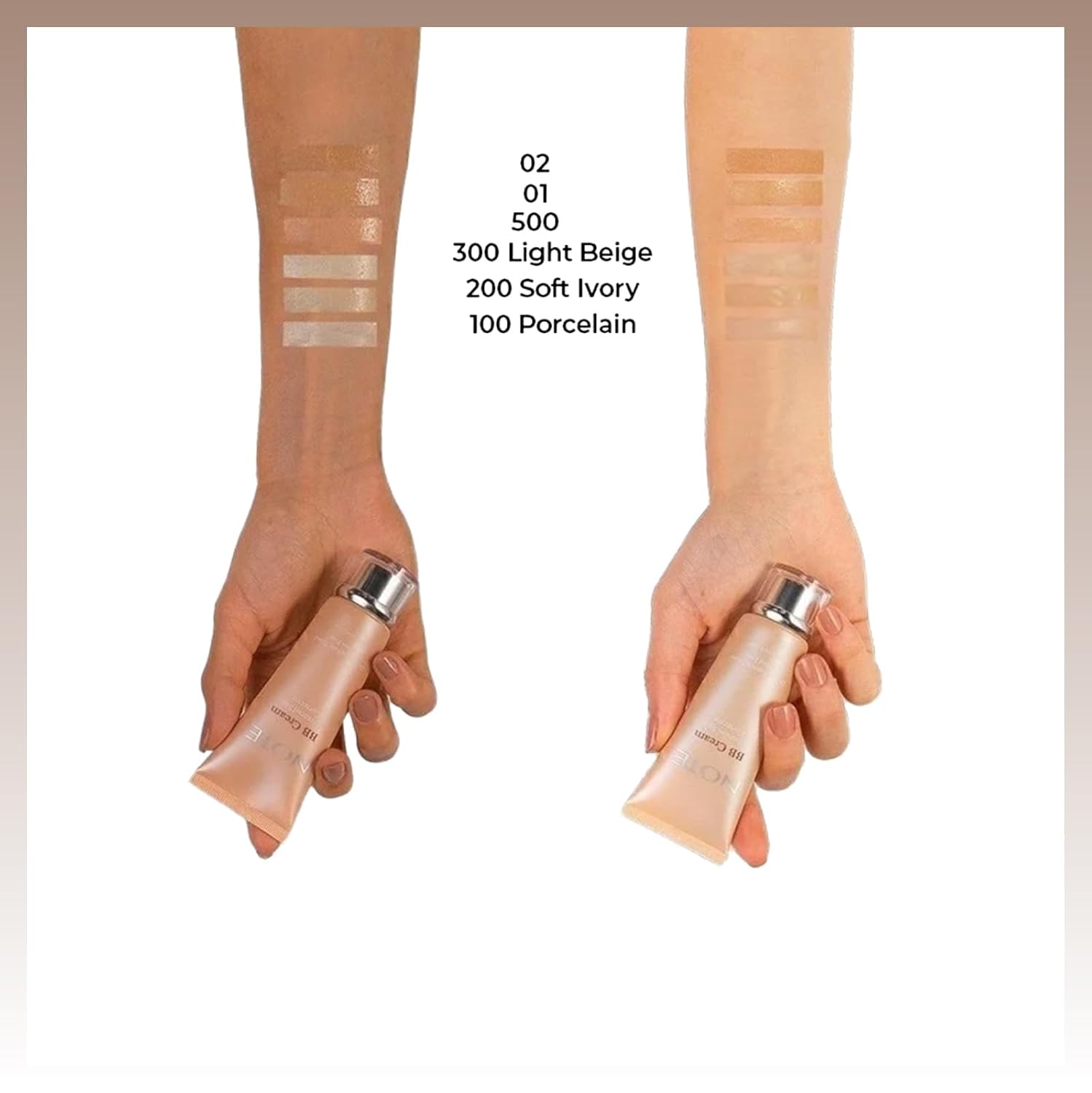 NOTE BB Cream SPF 15 - Tinted Beauty Balm Cream with Vitamin E - Hydrating Foundation Makeup for Lasting Natural Finish - 500-1 oz - Image 5