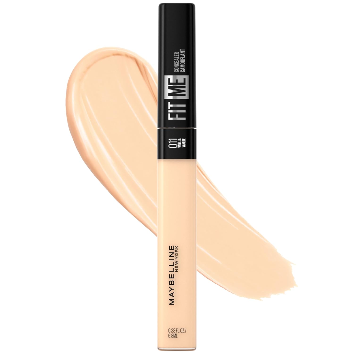 Maybelline Fit Me Liquid Concealer Makeup, Natural Coverage, Lightweight, Conceals, Covers Oil-Free, Vanilla (Packaging May Vary) - Image 2